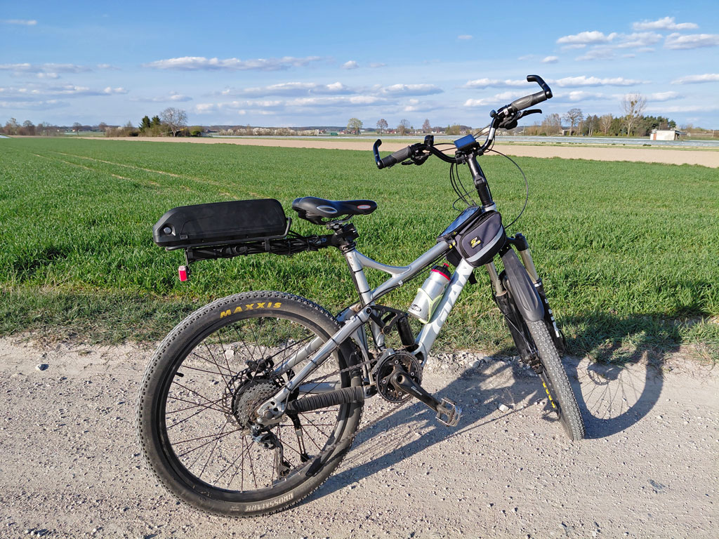 MTB Full przerobiony na elektryka - projekt, którego podobno „nie da się zrobić”